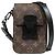 Portafoglio verticale S-Lock Louis Vuitton Marrone Nero Monogramma