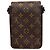 Portafoglio verticale S-Lock Louis Vuitton Marrone Nero Monogramma - vista 3
