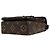 Portafoglio verticale S-Lock Louis Vuitton Marrone Nero Monogramma - vista 7