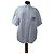 Diane Von Furstenberg Camicia a Maniche Corte a Righe Bianco Blu