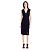 Filippa K Vestido midi sin mangas Cassie Negro