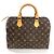 Borsa Louis Vuitton Speedy 30 Marrone Monogramma