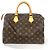 Borsa Louis Vuitton Speedy 30 Marrone Monogramma