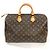 Borsa Louis Vuitton Speedy 35 Marrone Monogramma