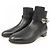 Hermès Botas de couro de bezerro Hermes Neo Kelly com fivela Preto - vista 3