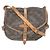 Borsa a tracolla Louis Vuitton Saumur30 Monogram Marrone