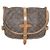Borsa a tracolla Louis Vuitton Saumur30 Monogram Marrone - vista 2