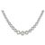Autre Marque Collana in platino Pt900 e diamanti Argento