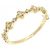 Autre Marque AHKAH Bloom Au750 Diamond Ring Golden