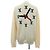 Louis Vuitton Clock Intarsia Strickpullover Beige - Ansicht 2