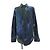 Giacca camicia Louis Vuitton Monogram Tie and Dye Nero Cachi Blu navy