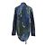 Giacca camicia Louis Vuitton Monogram Tie and Dye Nero Cachi Blu navy - vista 2