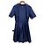 Autre Marque ADEAM Jacquard-Kleid Blau Marineblau - Ansicht 5