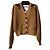 Autre Marque ADEAM Strickjacke mit Bändern Braun