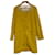 Autre Marque Abrigo Chesty sin cuello Amarillo