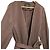 Autre Marque Chaqueta sin cuello Lautreamont Castaño - vista 3