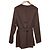 Autre Marque Chaqueta sin cuello Lautreamont Castaño - vista 4