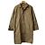 Autre Marque Abrigo de primavera beautiful people Back Logo Spring Overcoat Coat Castaño - vista 3