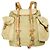 Ralph Lauren RRL Canvas Leather Rucksack Braun Beige