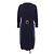 Chanel Kleid Kaschmir-Mischung Blau Marineblau - Ansicht 2
