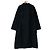 Autre Marque PAR ICI Casaco Long Oversize Preto - vista 3