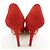 Autre Marque Décolleté in pelle Gianvito Rossi Rosso - vista 5