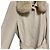 Autre Marque Abrigo ANAYI de angora Blue Fox Beige - vista 4