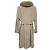 Autre Marque Abrigo ANAYI de angora Blue Fox Beige - vista 5