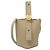 Mini borsa bucket Pebble in pelle di vitello Loewe Beige