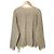 Autre Marque Ray Beams Melange Strickpullover mit Fransen Beige - Ansicht 2