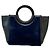 Autre Marque Borsa 2 way con corda Nero Blu navy - vista 3