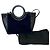 Autre Marque Borsa 2 way con corda Nero Blu navy - vista 8