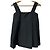 Autre Marque Drawer Puff Jacquard Camisole Schwarz