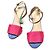 Fendi Sandali da donna con cinturini in raso multicolore