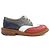 Autre Marque Tricker's Lederschuhe Braun Weiß Rot Marineblau
