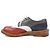 Autre Marque Tricker's Lederschuhe Braun Weiß Rot Marineblau - Ansicht 2