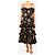 Zimmermann Schwarzes geblümtes Stufen-Sommerkleid - Größe UK 10 - Ansicht 3