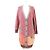 Cardigã longo de lã, nylon e rayon RED VALENTINO Marrom