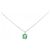 Autre Marque Collana in platino PT950, smeraldo e diamante Verde