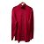 Camiseta de cuello alto de algodón con logo multi Balenciaga Roja
