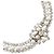Collana Miu Miu con strass e perle finte Argento
