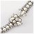 Collana Miu Miu con strass e perle finte Argento - vista 5