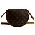 Sac à bandoulière Louis Vuitton Tambourin Monogram en cuir Marron - vue 4