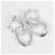 Orecchini Chanel Double Hoop Silver 925 Argento - vista 7