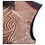 Hermès Twill Reine Seide Polyester Weste Braun Rot - Ansicht 7