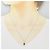 Autre Marque Platin-Saphir-Diamant-Halskette Silber - Ansicht 6