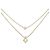 Autre Marque Collana con Diamanti Au750 D'oro