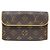 Pochette Florentine Monogram Louis Vuitton marsupio Marrone