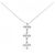 Collana Mikimoto in oro Au750 e diamanti Argento