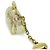 Charm per borsa Speedy Inclusion Louis Vuitton Bianco - vista 4